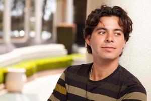 Handsome Hispanic Young Adult Man photo