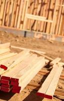 Stack of Building Lumber photo