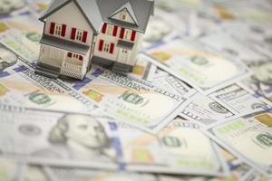 Small House on Newly Designed One Hundred Dollar Bills photo