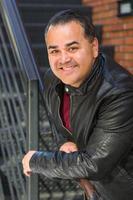 Headshot Portrait of Handsom Hispanic Man photo