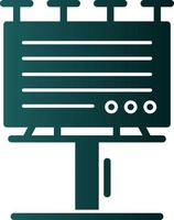 Billboard Vector Icon Design