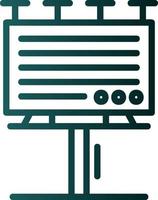 Billboard Vector Icon Design