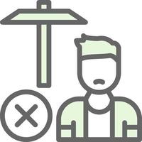 No Child Labour Vector Icon Design