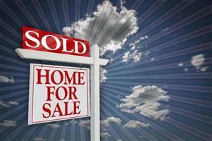 Sold Home For Sale Sign photo