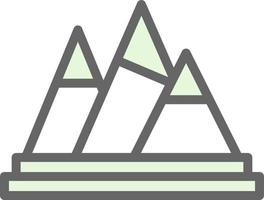Mountains Vector Icon Design