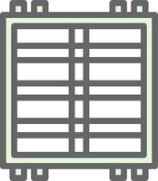 Roof Rack Vector Icon Design