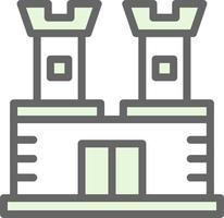 Castle Vector Icon Design