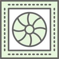 Francis Turbine Vector Icon Design