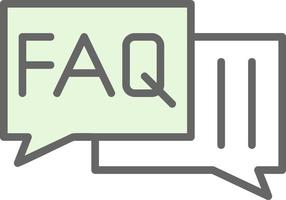 Faq Vector Icon Design