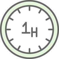 Hour Vector Icon Design