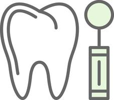 diseño de icono de vector de espejo de dentista