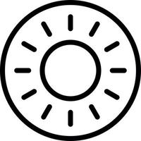 Brightness Vector Icon Design