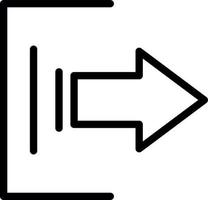 Logout Vector Icon Design