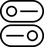 Toggle Vector Icon Design