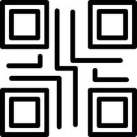 diseño de icono de vector de código qr