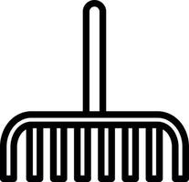 Rake Vector Icon Design