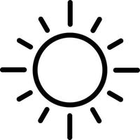 Sun Vector Icon Design