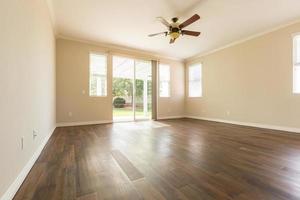 Room with Finished Wood Floors. photo