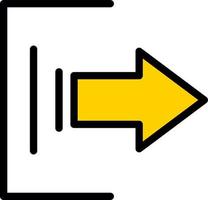 Logout Vector Icon Design