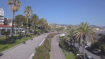 Sanremo of san remo in keizerrijk, Ligurië Italië antenne visie video