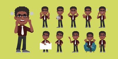 personas con diferentes poses. vector