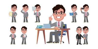 personas con diferentes poses. vector