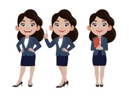 Person in different positions set vector