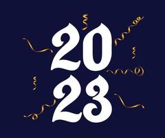 2023 New Year Background Design. vector