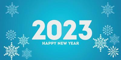 2023 New Year Background Design.2023 Text Design Vector.Greeting Card vector