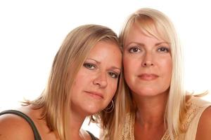 Two Beautiful Sisters Portrait photo