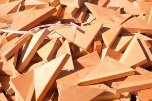 Pile of Building Lumber Scraps photo