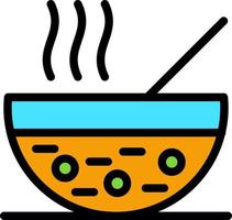 Soup Vector Icon Design