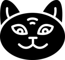 diseño de icono de vector de gato