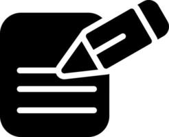 Write Vector Icon Design