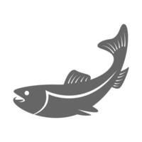 Ilustración de diseño de logotipo de pescado vector