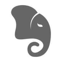 Elephant icon logo design vector