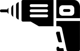 Drill Machine Vector Icon Design