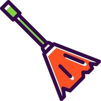 Sweeping Vector Icon Design