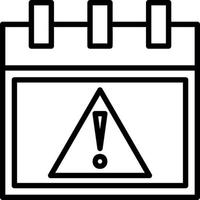 Alert Vector Icon Design