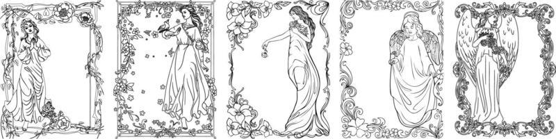 Frame with angels