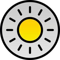 Brightness Vector Icon Design