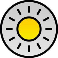 Brightness Vector Icon Design