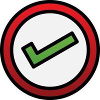 Checkmark Vector Icon Design