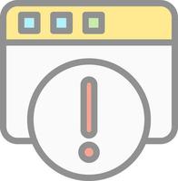 Alert Vector Icon Design