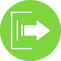 Logout Vector Icon Design