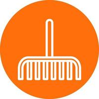 Rake Vector Icon Design