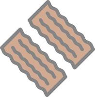 Bacon Vector Icon Design