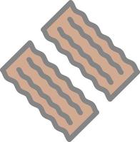 Bacon Vector Icon Design