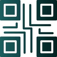 diseño de icono de vector de código qr