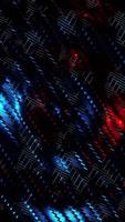 blauw rood koolstof vezel achtergrond. verticaal lusvormige video